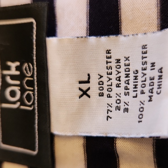 Graphic Relaxed Blouse with Blue and Orange Accents - Picture 8 of 8